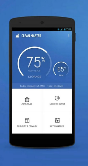 Clean Master Overview Screenshot | Phonenomena | Telstra Enterprise ...
